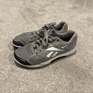 Reebok Women's Gray and Black Athletic Shoes nano 2